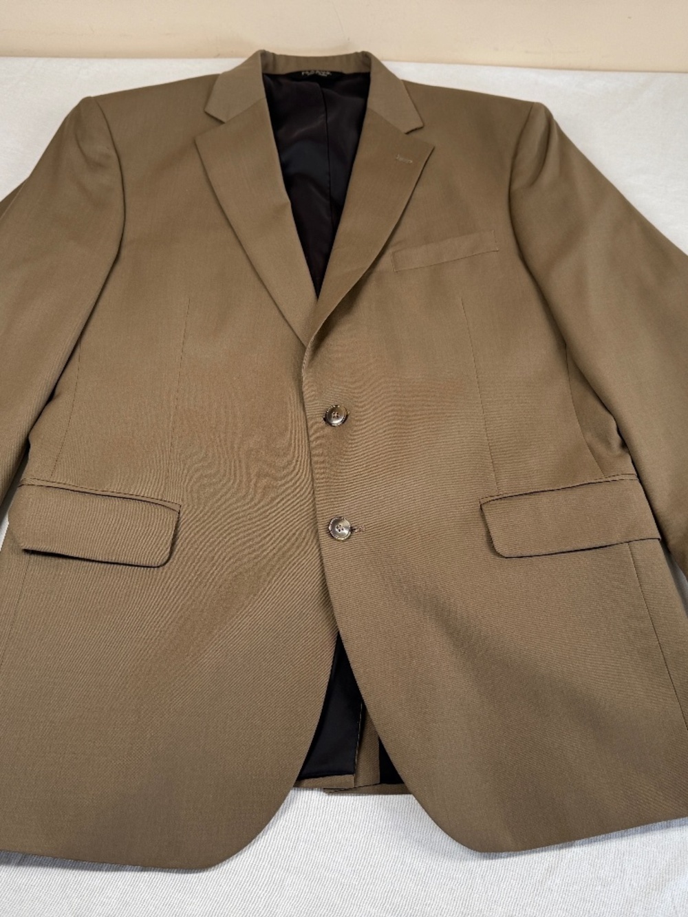 Jos. A. Bank Men's 100% Wool Blazer Suit Jacket Sport Coat Size 42R - Tan